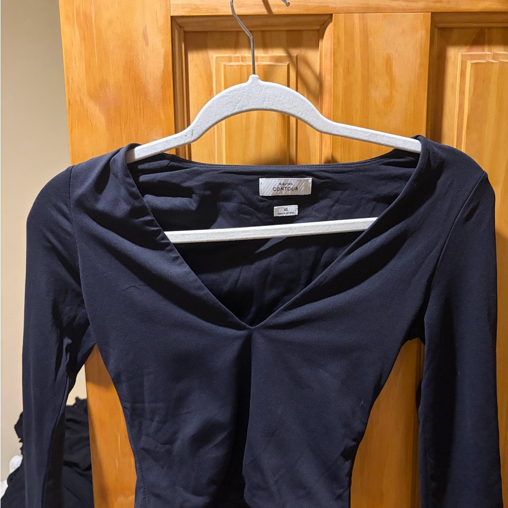 Black Long Sleeve Top